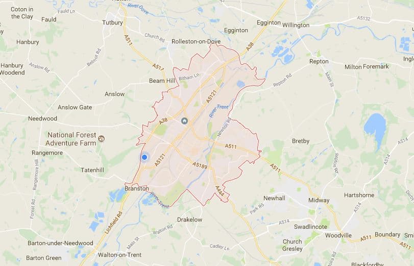 burton local SEO map